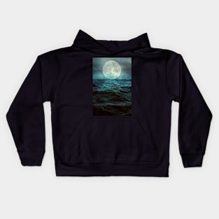 The Moon and the Sea Kids Hoodie